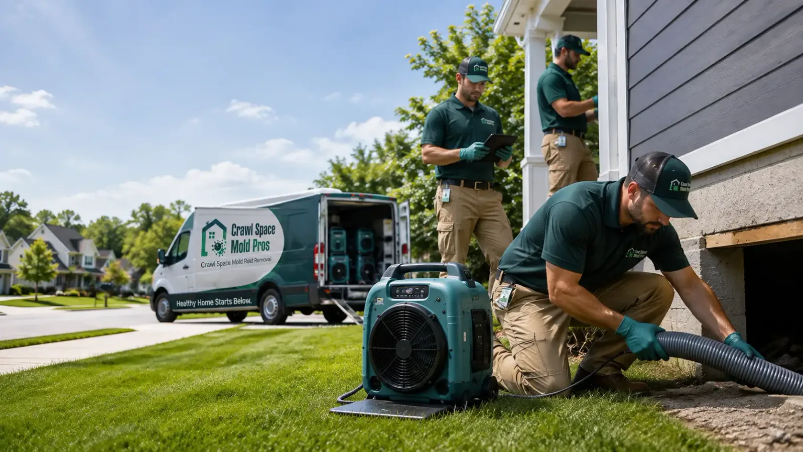 Crawl Space Mold Removal in Grove City, PA